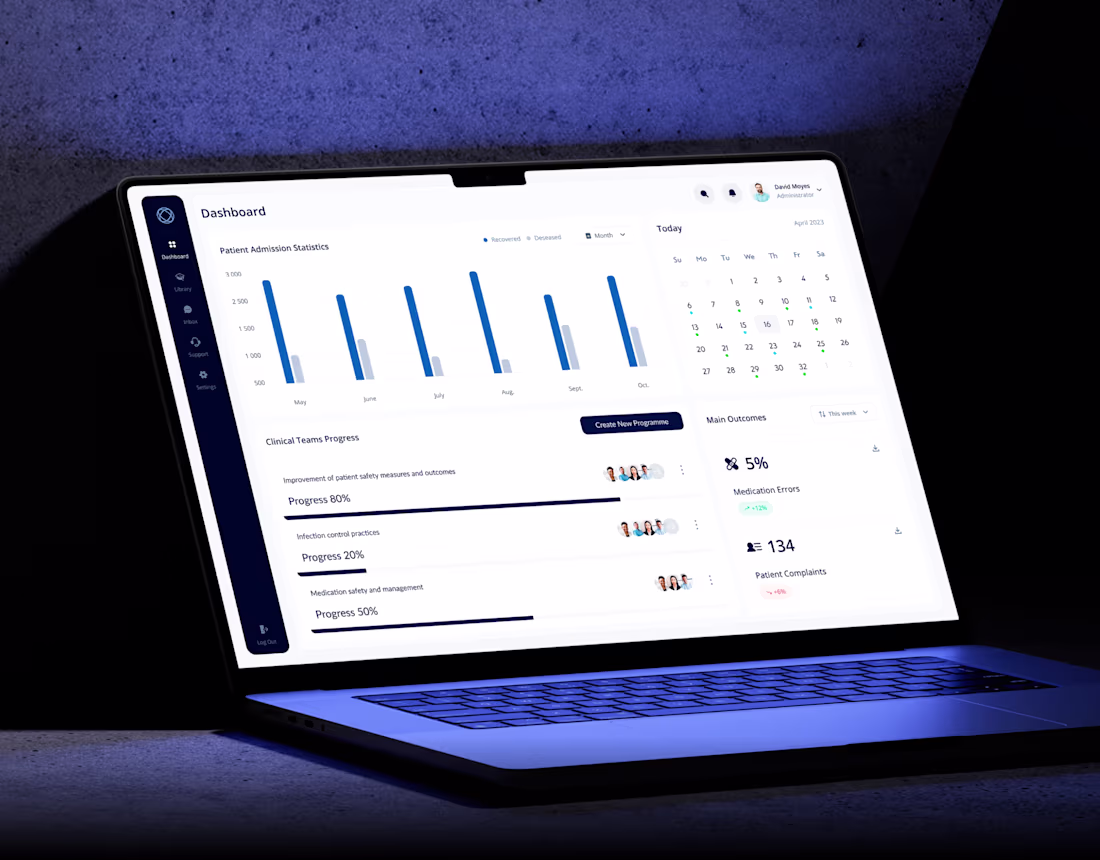 Cover image for UX/UI Design for CDS Healthcare Platform