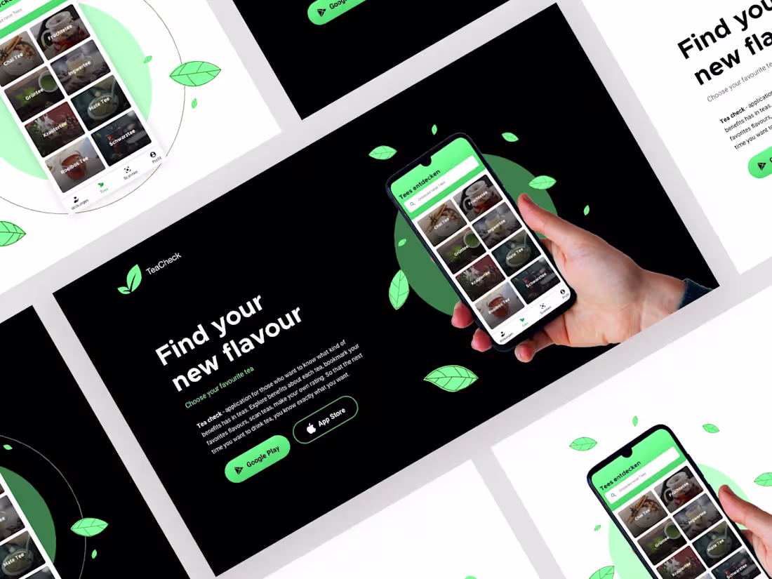 Cover image for TeaCheck - Branding & Web/Mobile Design / UX/UI