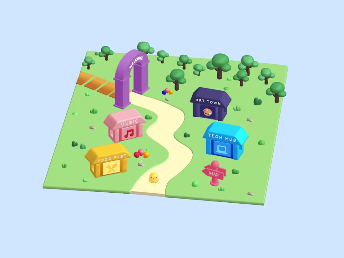 Cover image for Bloom Events: A 3D Digital Experience