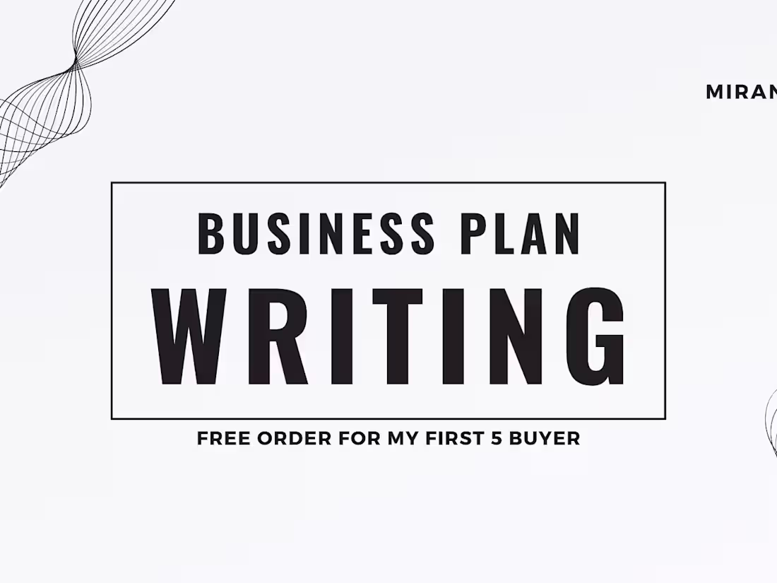 Cover image for Business plan writer
