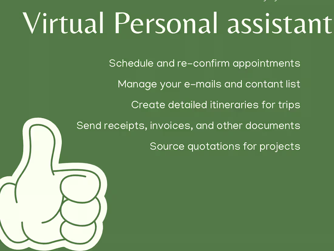 Cover image for Appointment setter/ personal assistant 