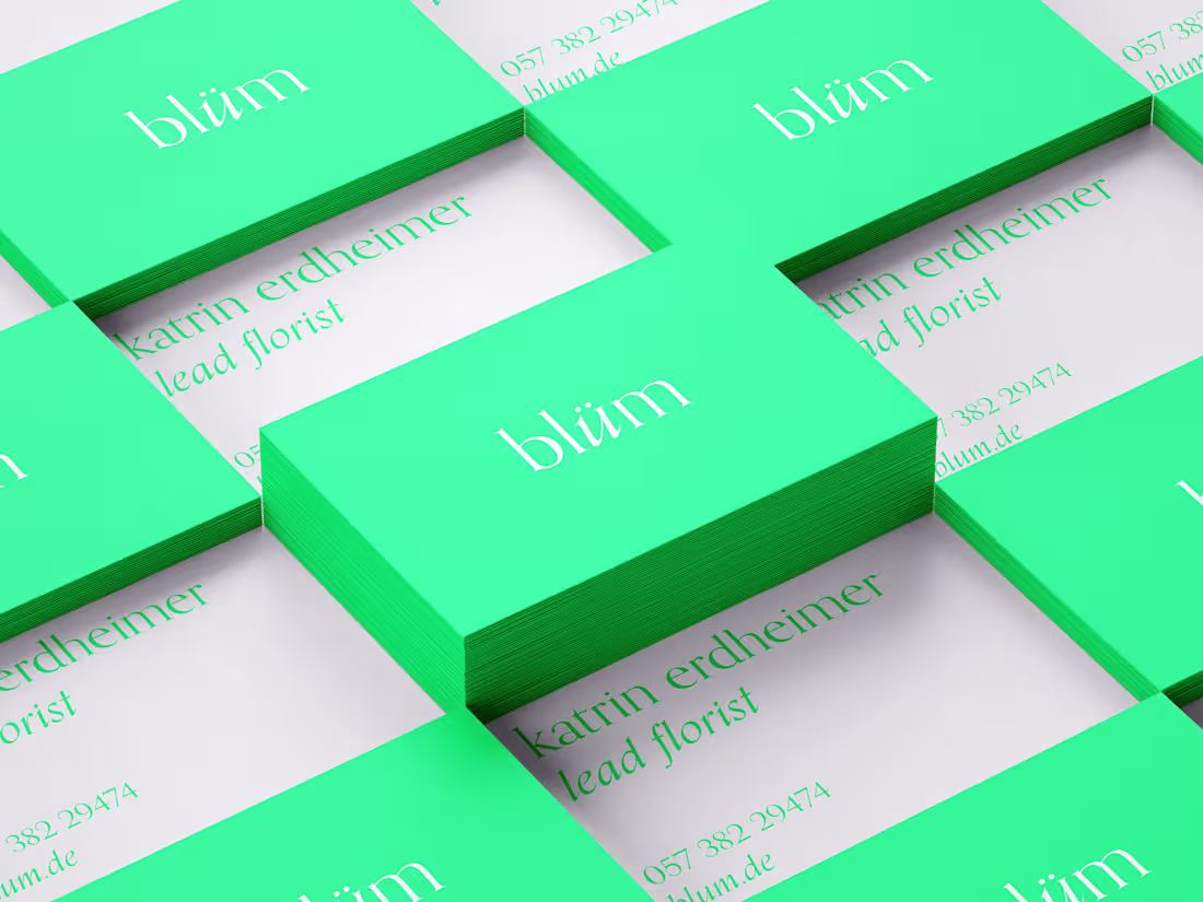 Cover image for blüm brand identity