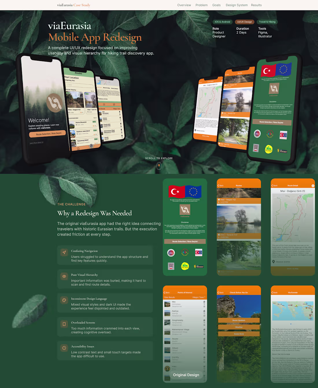 Cover image for viaEurasia- mobile app redesign