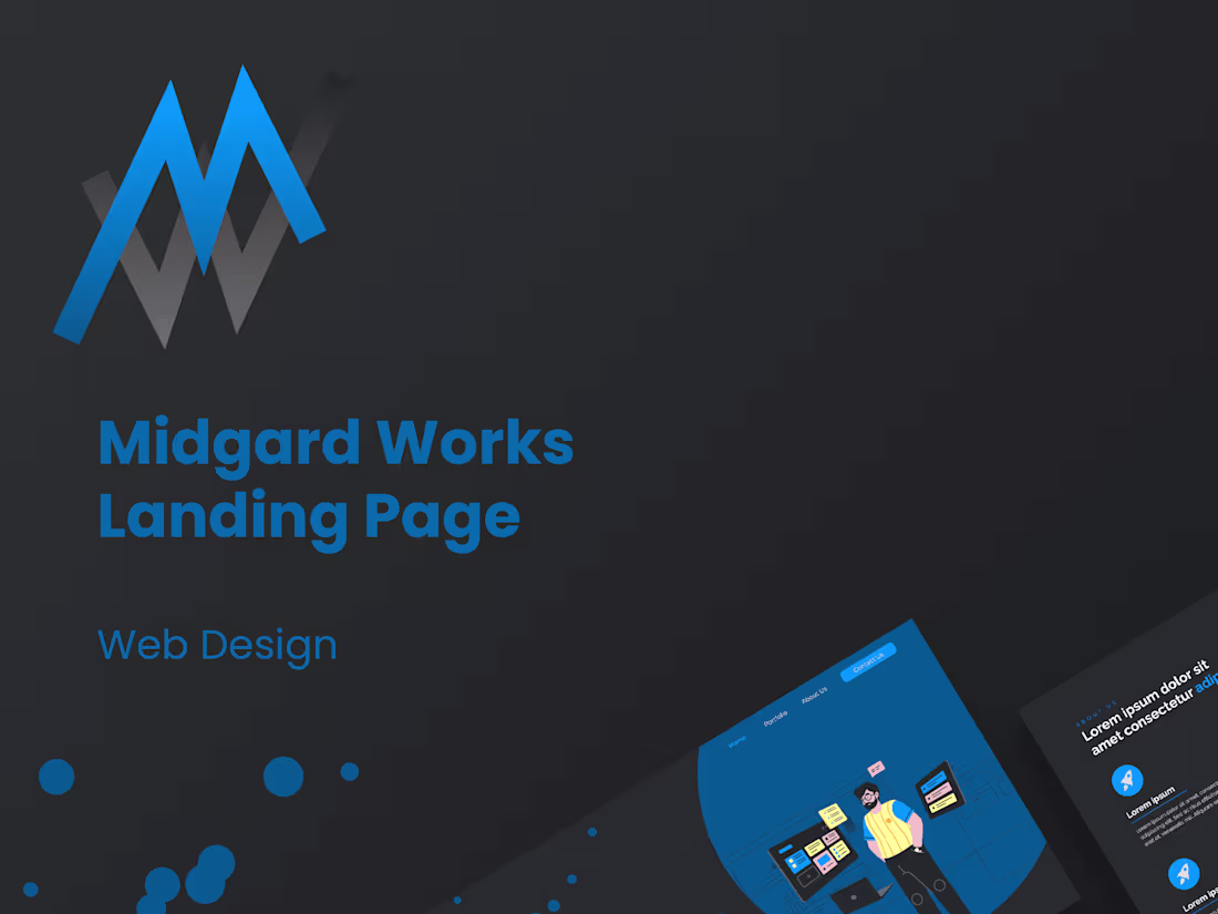Cover image for Midgard Works | Landing Page Design