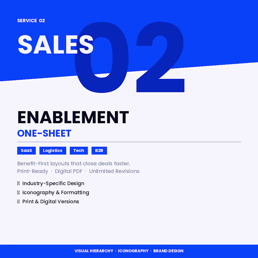 Cover image for High-Converting B2B Sales Sheet & Product Fact Shee
