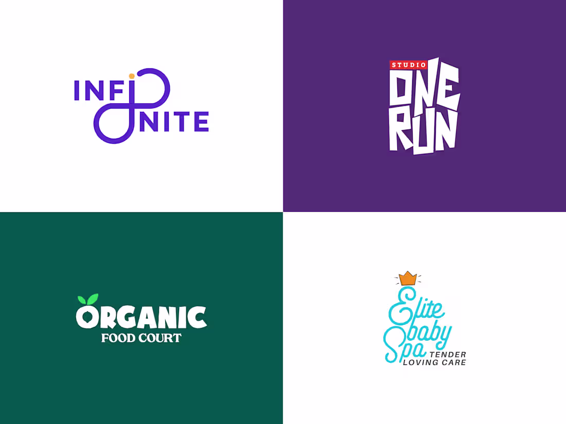 Cover image for Wordmark and Typography logo design & brand identity