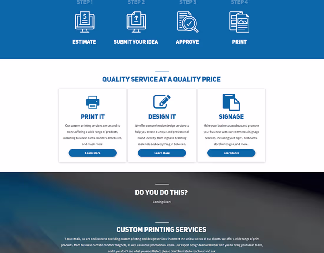 Cover image for Z to A Media Web Development