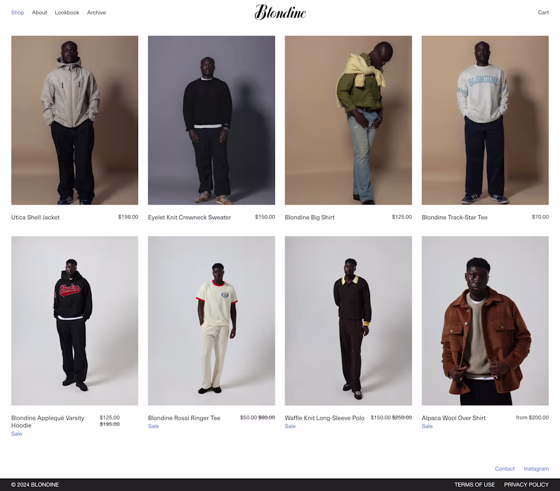 Cover image for Blondine