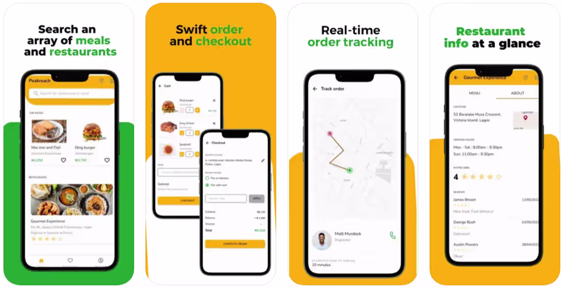 Cover image for Peakreach Delivery - Food & Parcel Delivery Platform