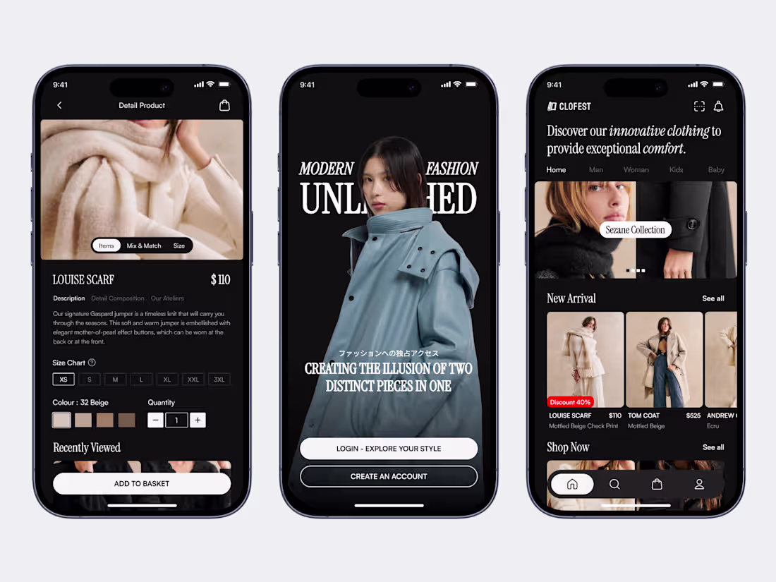 Cover image for Clofest - Fashion E-Commerce App
