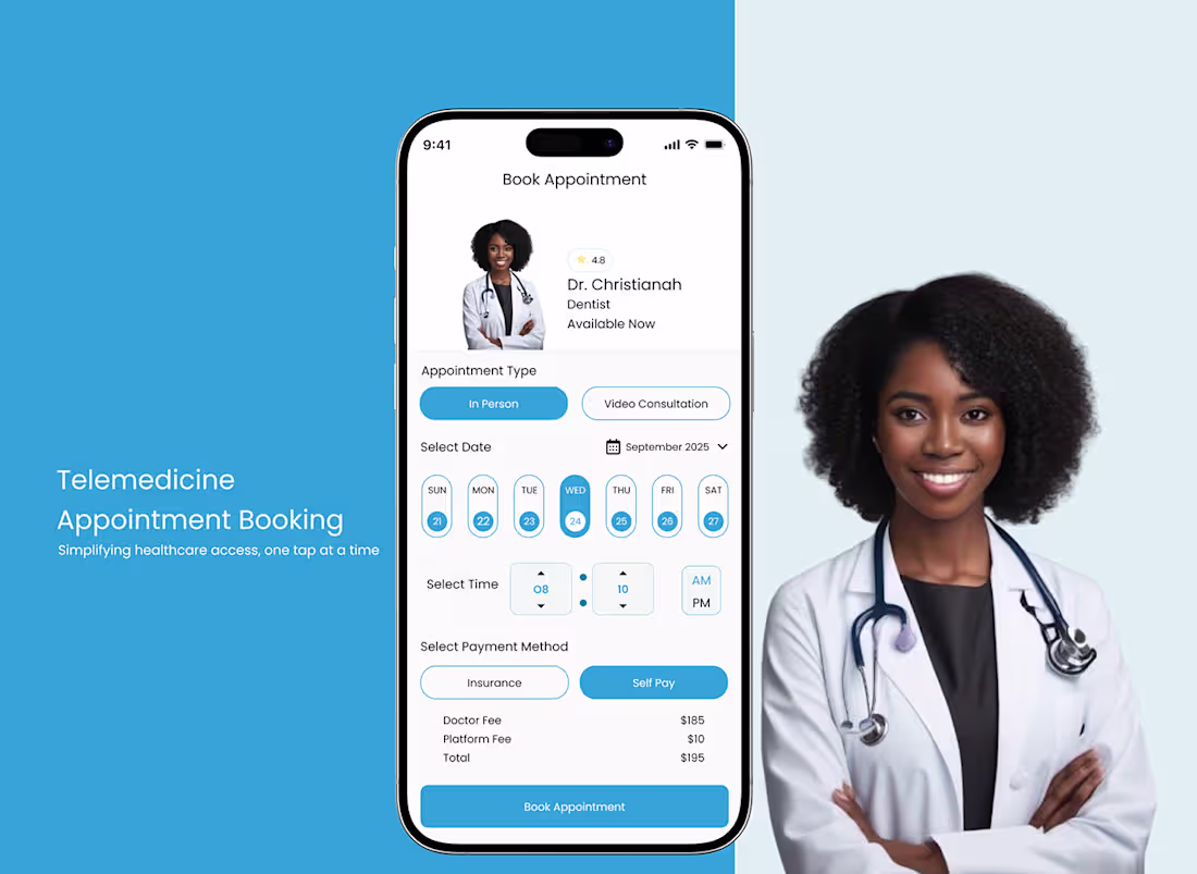 Cover image for Telemedicine Appointment Booking