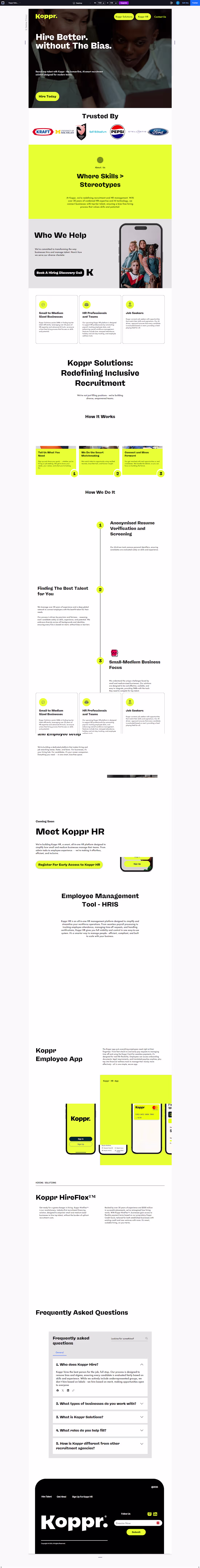 Cover image for Designed a modern, conversion-focused website for Koppr, a h...