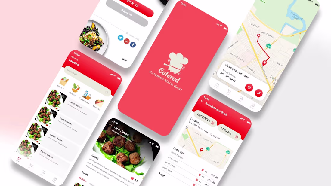 Cover image for Resturant Mobile App Ui Ux Desinging 