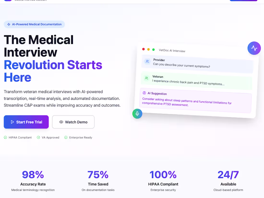 Cover image for #Vetdocai A System that uses AI to analyze and enhance appli...