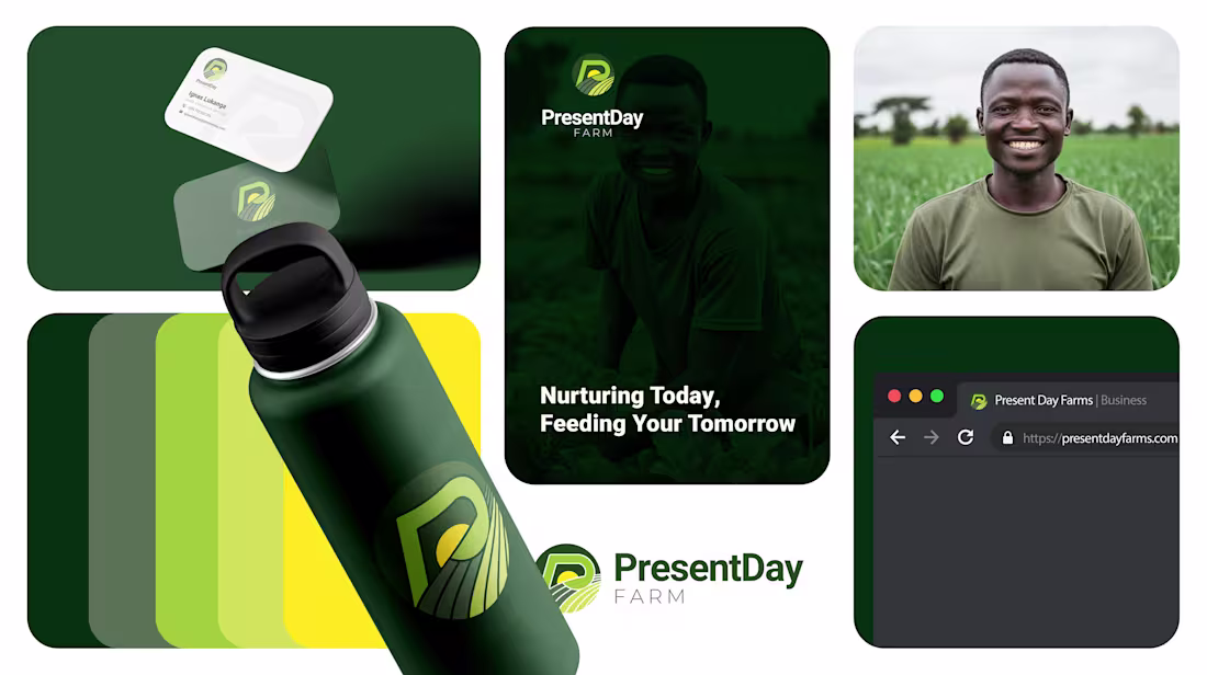 Cover image for Present Day Farms Brand Identity