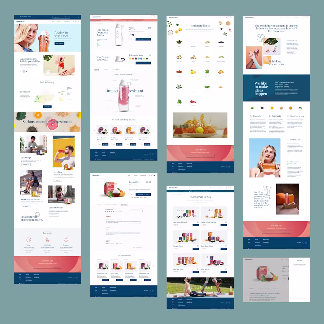 Cover image for Design Ecommerce for Pepsico brand - Drinkfinity