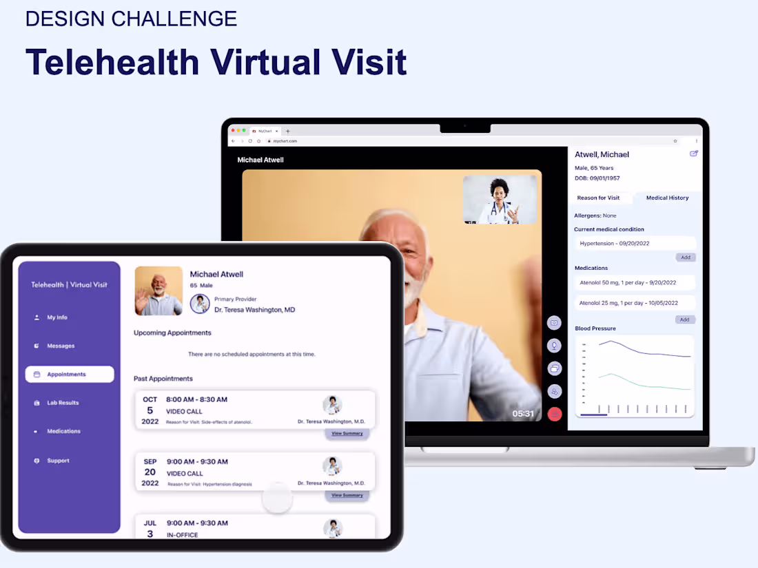 Cover image for Telehealth Virtual Visit