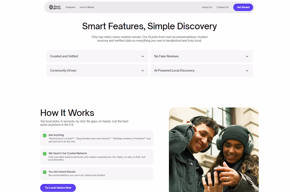 Cover image for Landing page for a business using Bubble.io