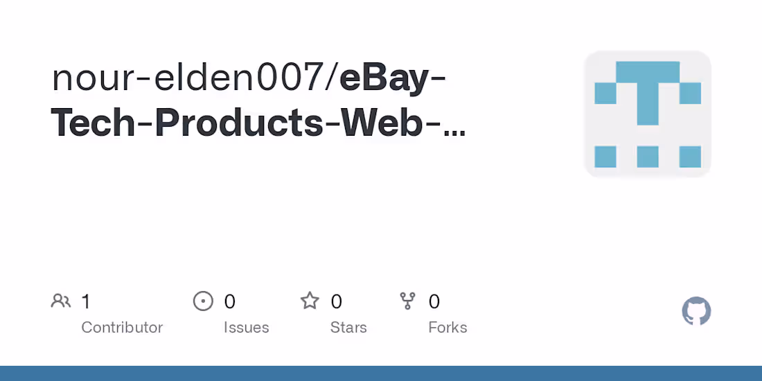 Cover image for eBay-Tech-Products-Web-Scraping