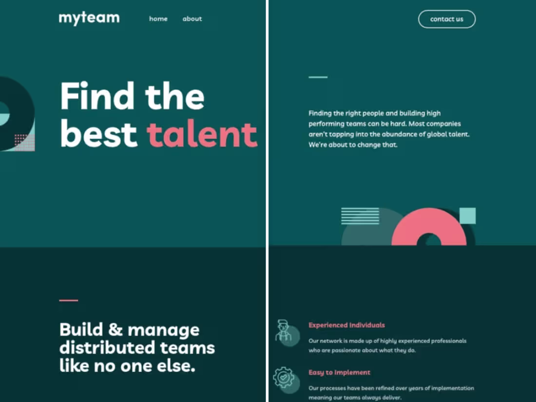 Cover image for multi page challenge from frontend mentor