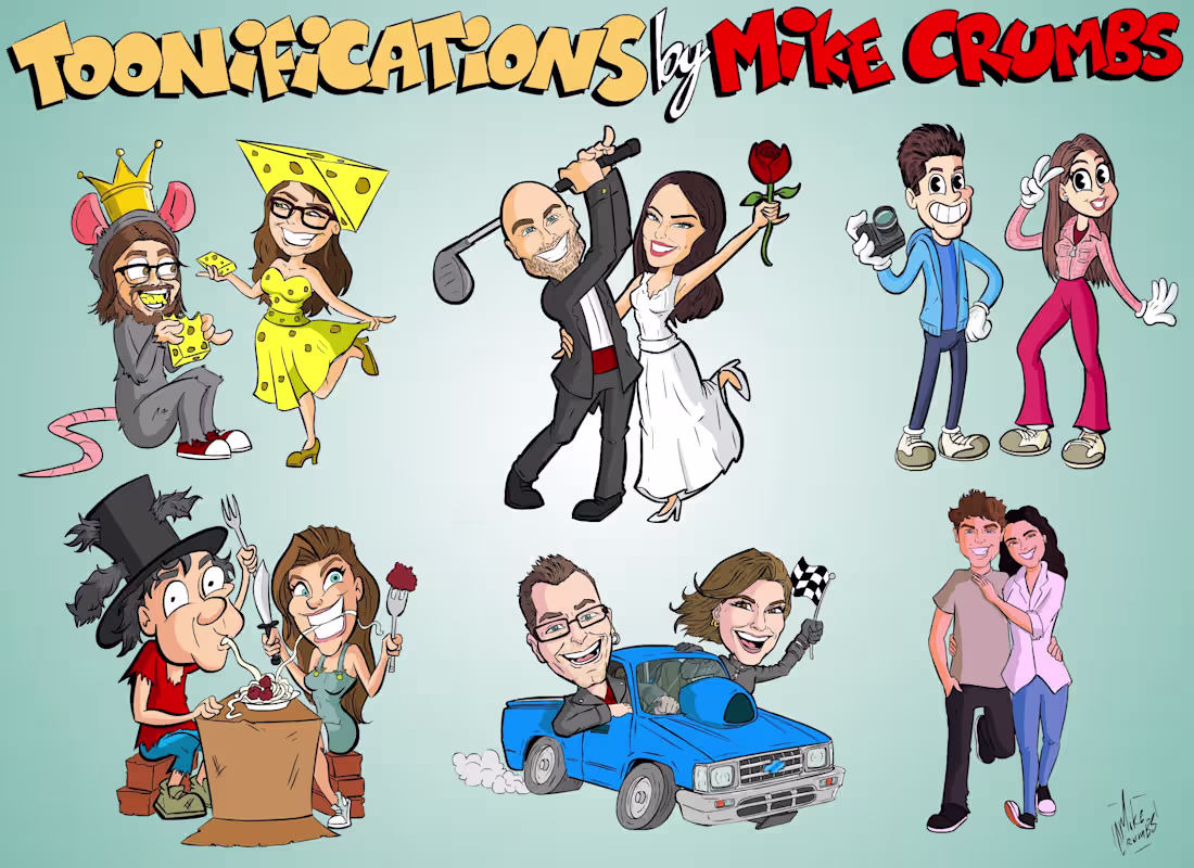 Cover image for Couple Cartoonifications