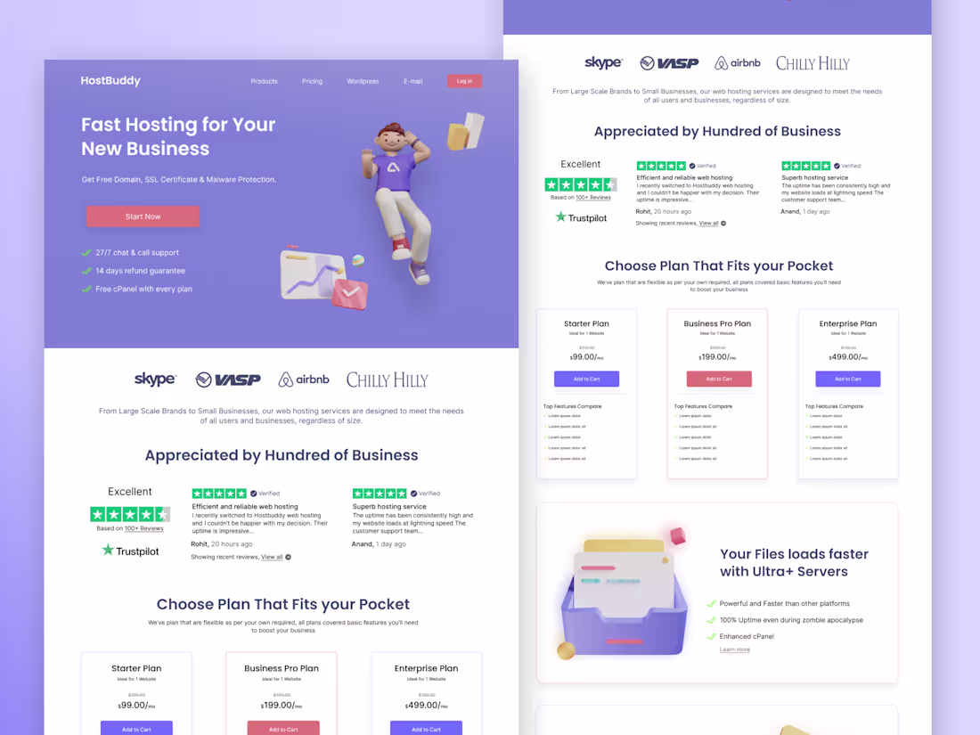 Cover image for HostBuddy - a fast and leading web hosting provider
