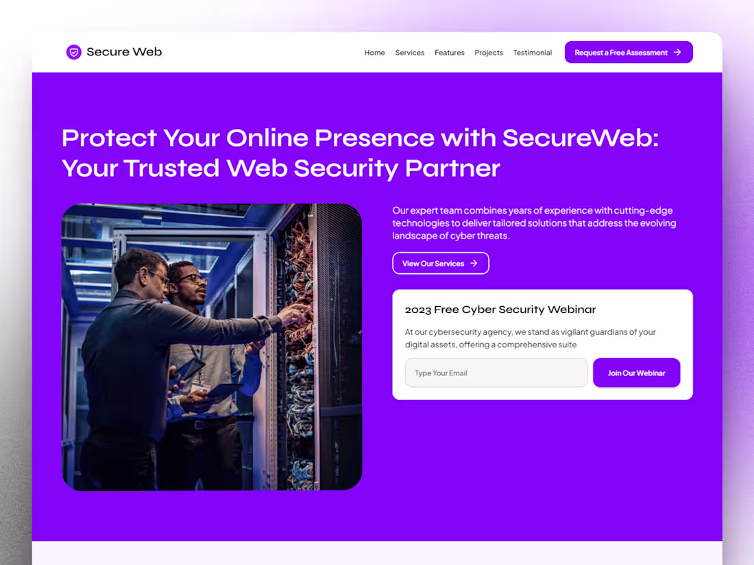 Cover image for SecureWeb - Security Service Agency