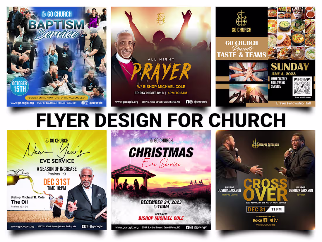 Cover image for Church Flyer for Social Media