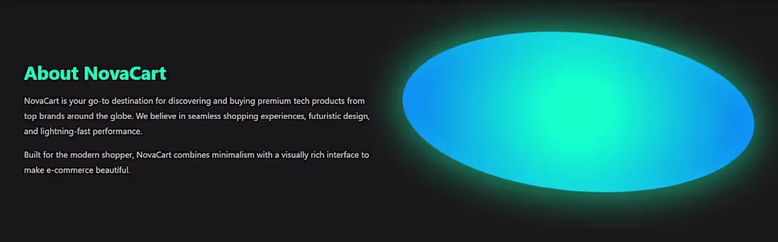 Cover image for NovaCart – Clean & Modern E-commerce Website Design