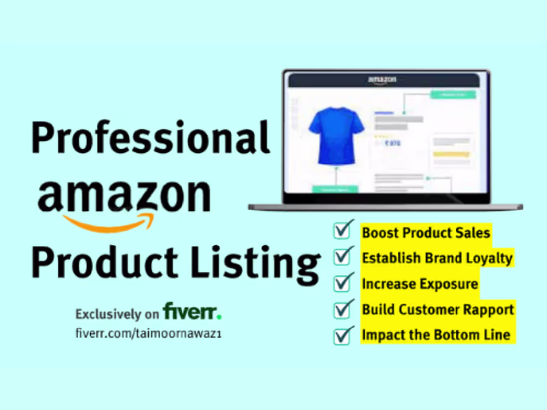 Cover image for Professional Amazon Product Listing