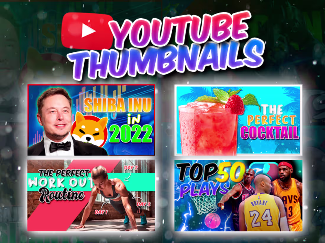 Cover image for Youtube Thumbnails Designs