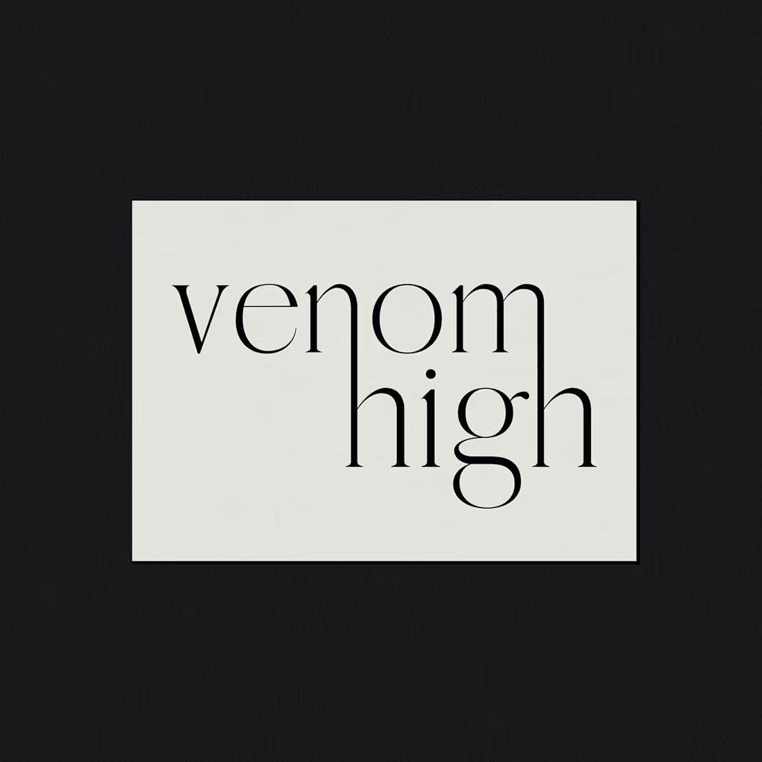 Cover image for Venom High