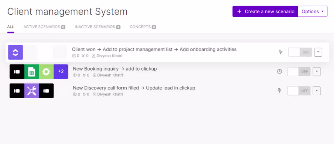 Cover image for I developed a comprehensive ClickUp