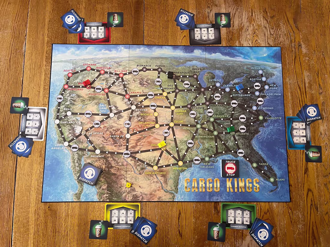 Cover image for Cargo Kings Board Game Art Direction & Illustration