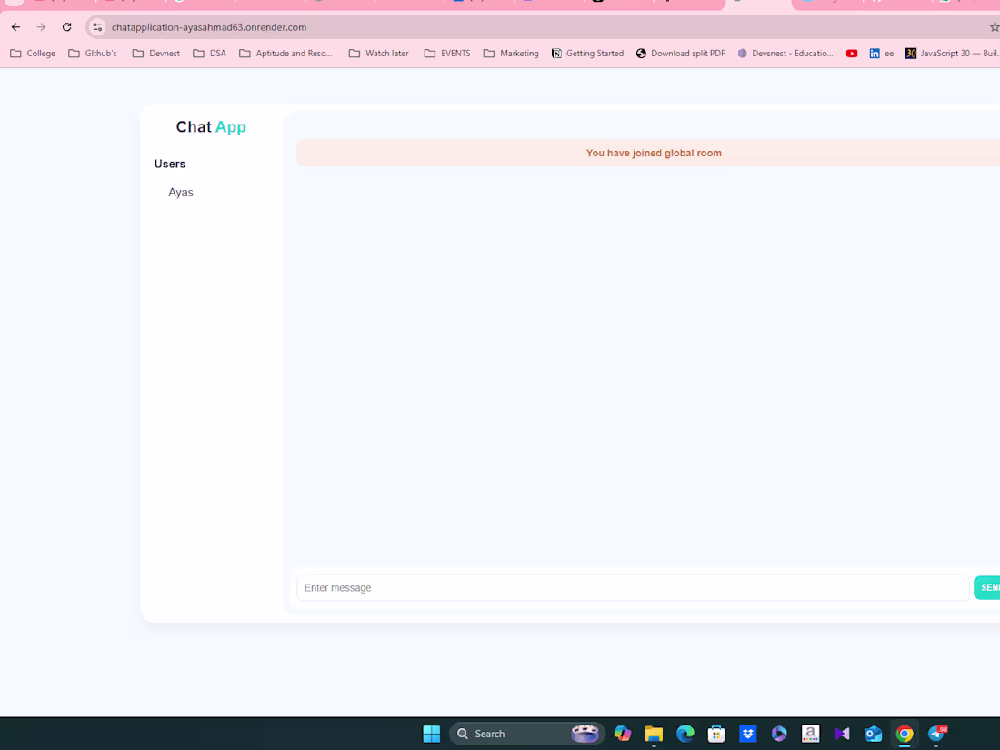 Cover image for Chatting Application