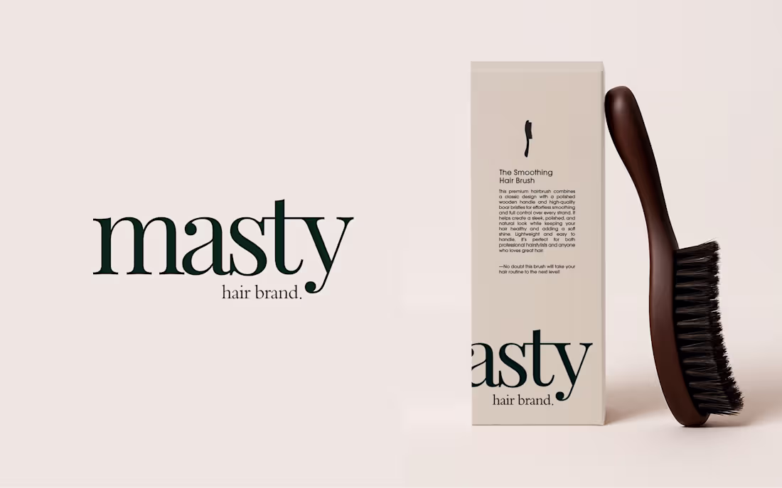 Cover image for Brand Package Design for Masty Hair.