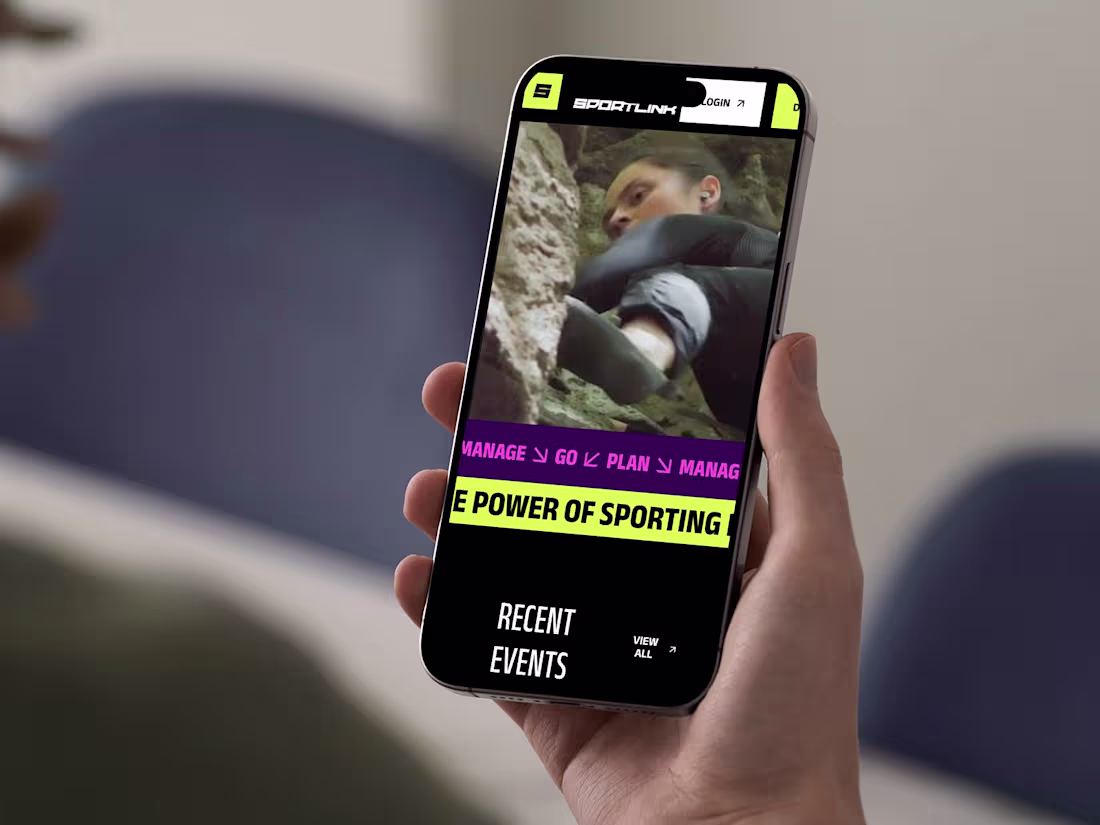 Cover image for Sportlink Website