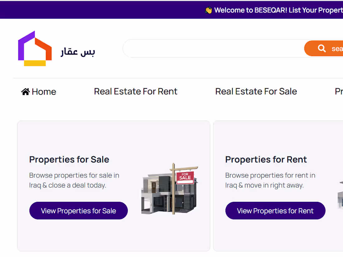 Cover image for Buy & Sell Properties in Iraq