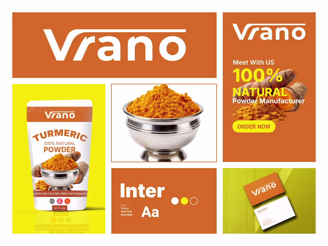 Cover image for Vrano – Turmeric Powder Brand