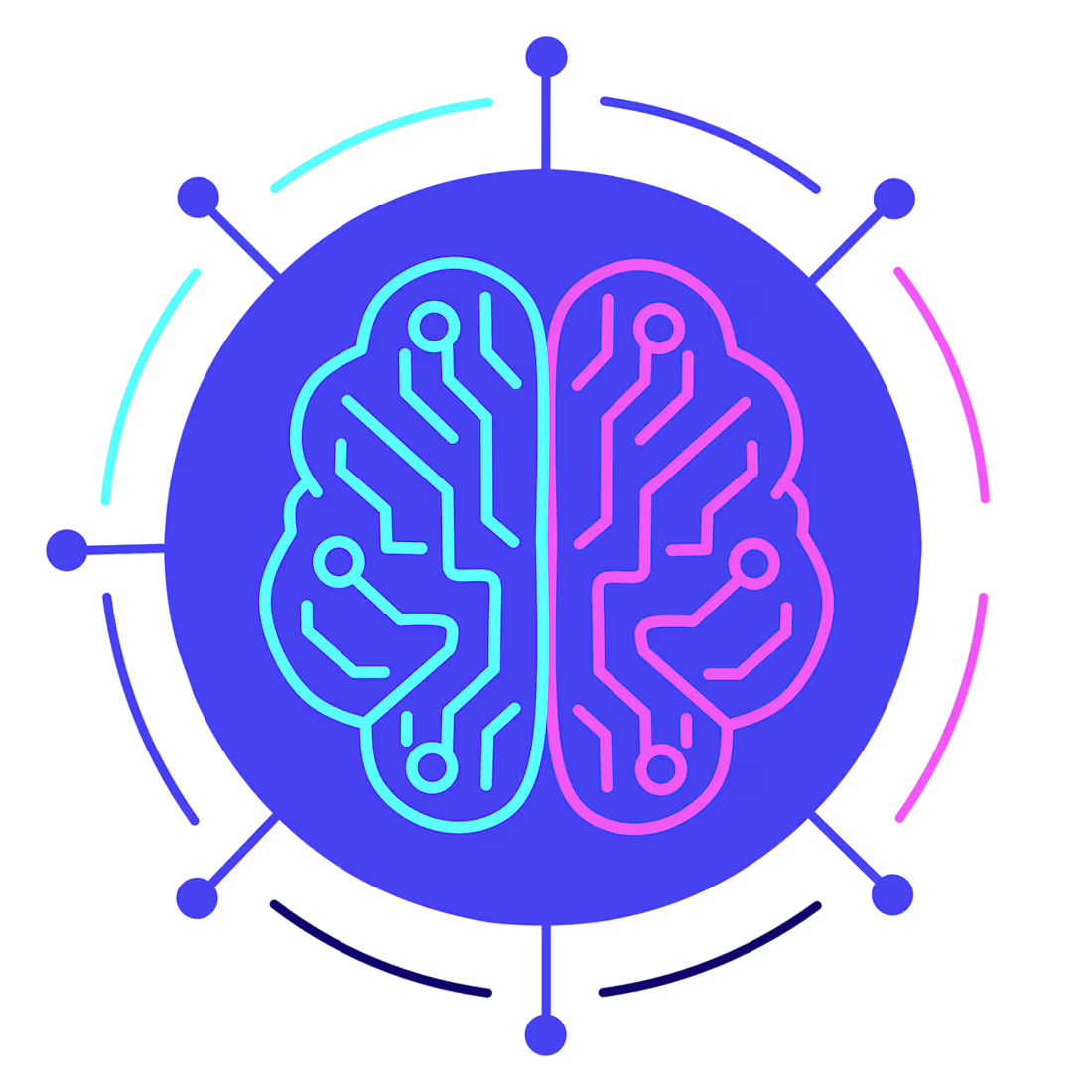 Cover image for AI brain circuit icon