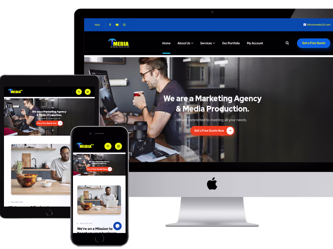 Cover image for Tmedia321 – Digital Marketting Agency