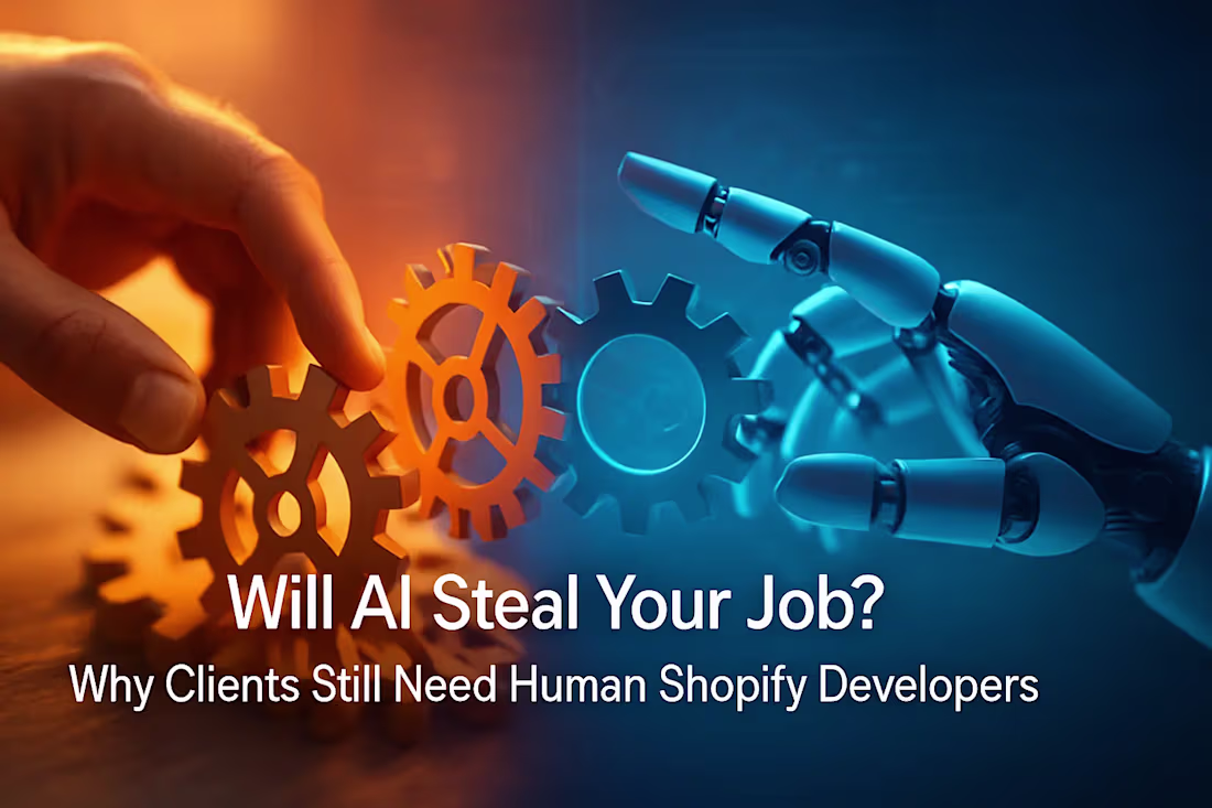 Cover image for Will AI Steal Your Job? Why Clients Still Need Human Shopify Developers