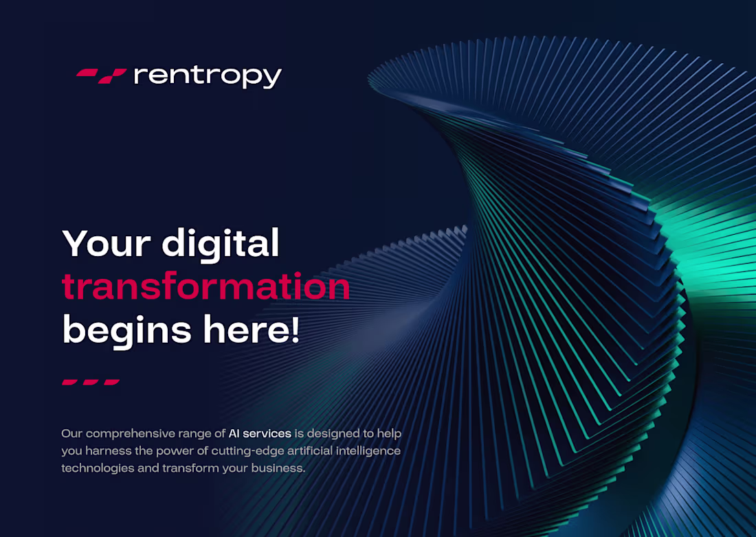 Cover image for Brand and Webflow website for Rentropy