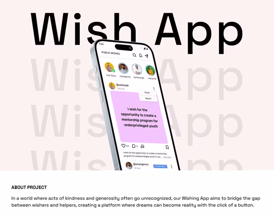 Cover image for Wish App Ui Design