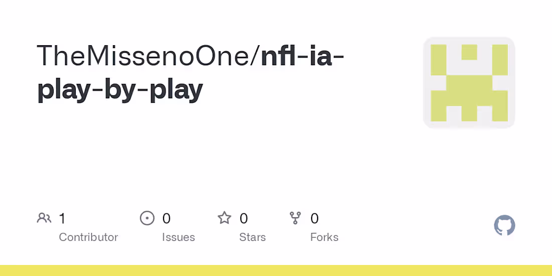 Cover image for NFL ML Model Play-by-Play