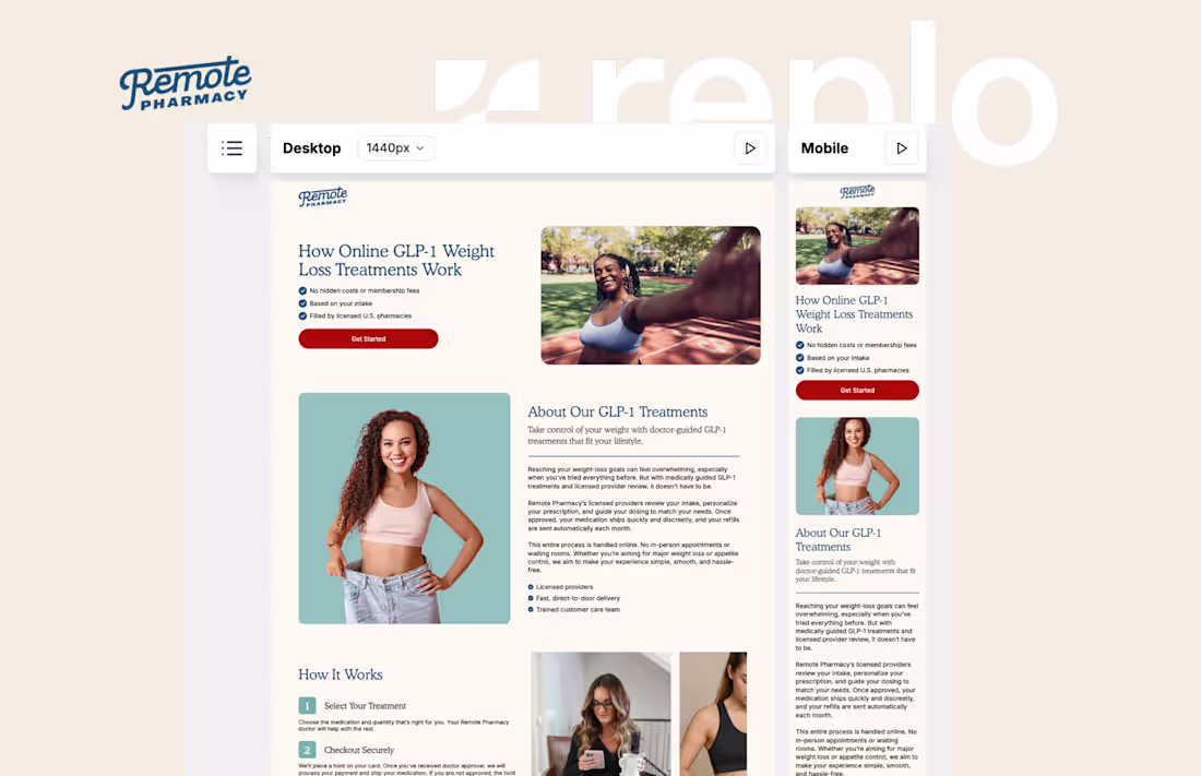 Cover image for Remote Pharmacy GLP Weight Loss