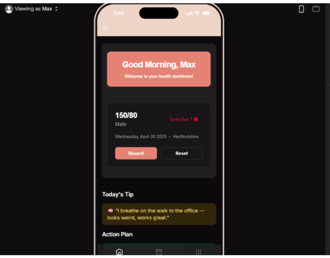 Cover image for Built a No-Code Health App with Glide