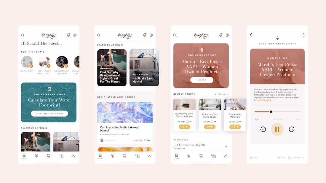 Cover image for Brightly Community App