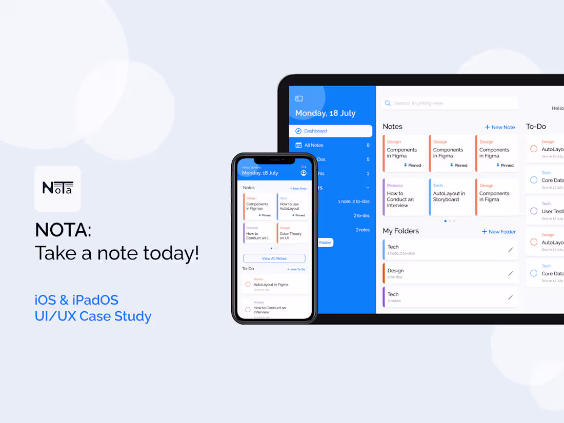 Cover image for NOTA: Take a note today!