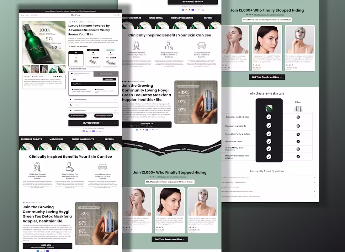 Cover image for product detailed  page built